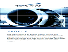 Tablet Screenshot of bluestaraviation.com